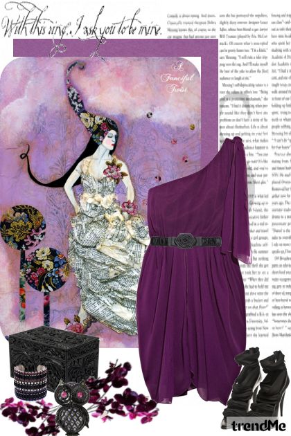 Purple nature..- Combinaciónde moda