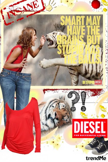 Be insane in Diesel!- Combinaciónde moda