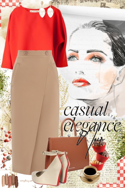 Casual elegance- Kreacja