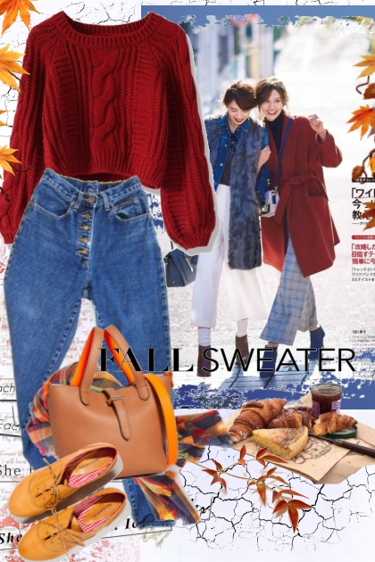 Fall sweater- Modna kombinacija