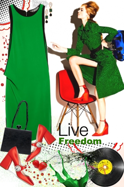 Red&Green- Combinazione di moda
