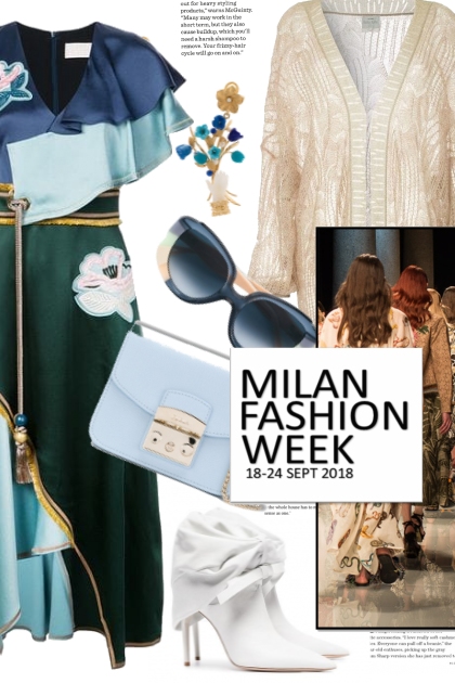 Milan Fashion Week- Modna kombinacija