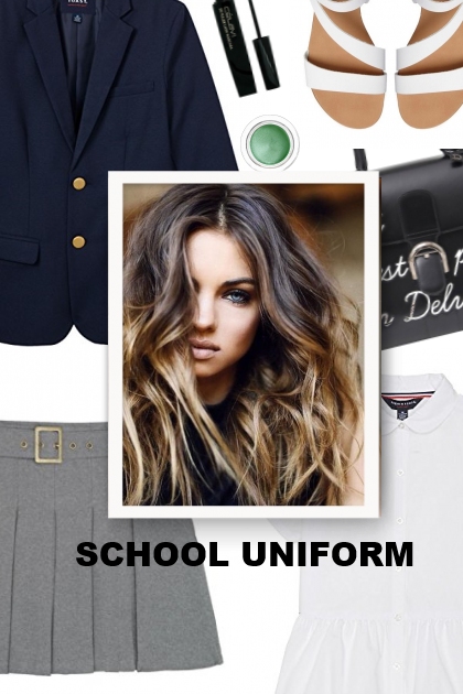 SCHOOL UNIFORM- combinação de moda