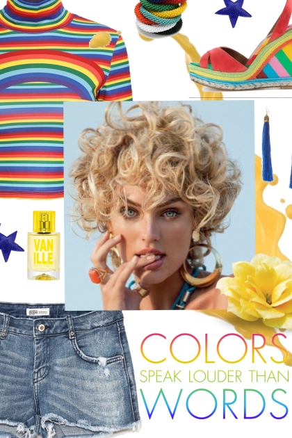 COLOURS SPEAK LOUDER- Combinazione di moda