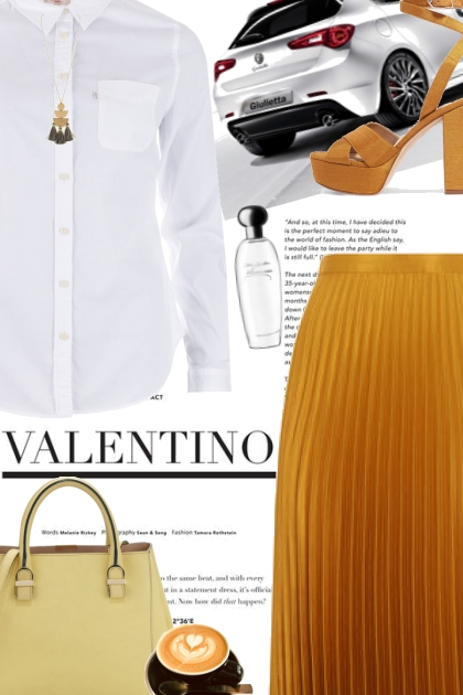 Valentino- combinação de moda