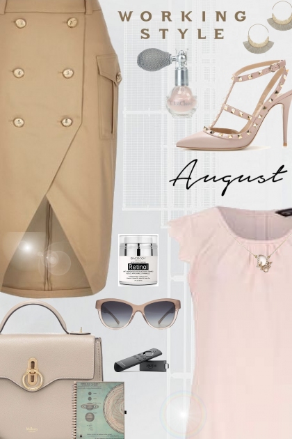 WORKING STYLE AUGUST- Fashion set