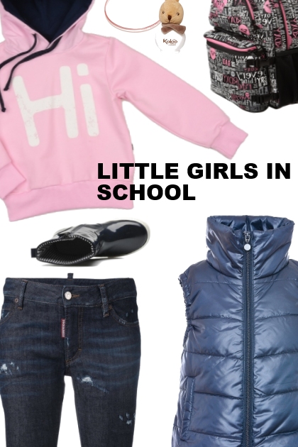 LITTLE GIRLS IN SCHOOL