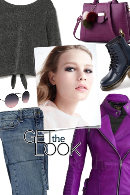 cool purple- Модное сочетание