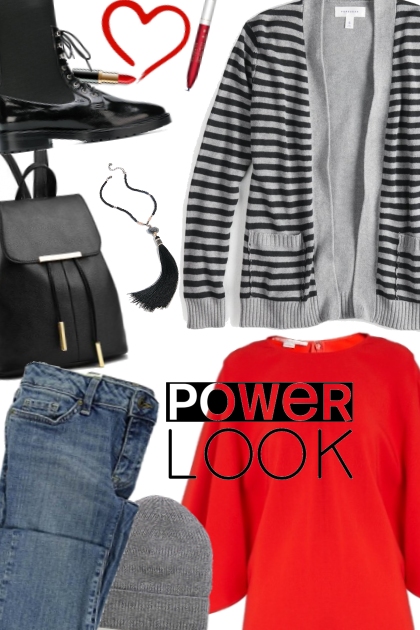 POWER LOOK- Combinazione di moda