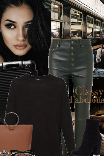 CLASSY BLACK- combinação de moda