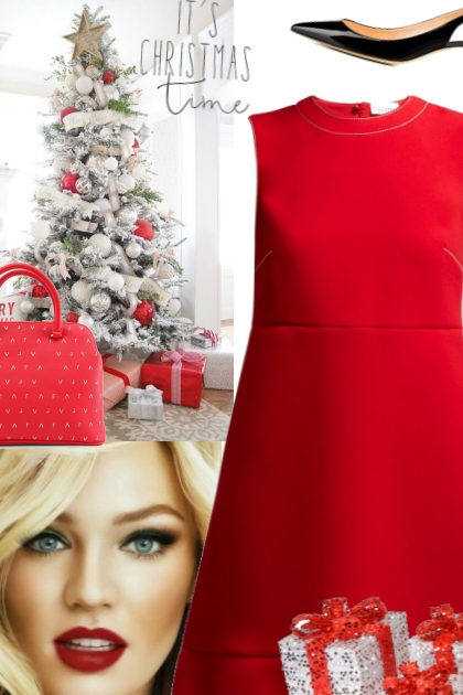 CHRISTMAS IN RED- Fashion set