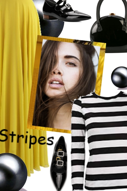 stripes- combinação de moda
