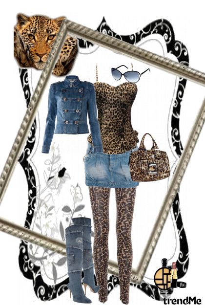 Leopard print- Combinaciónde moda