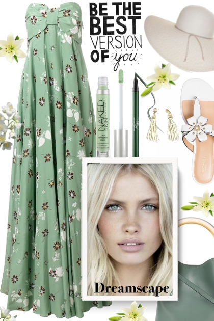 Floral Maxi Dress- Модное сочетание