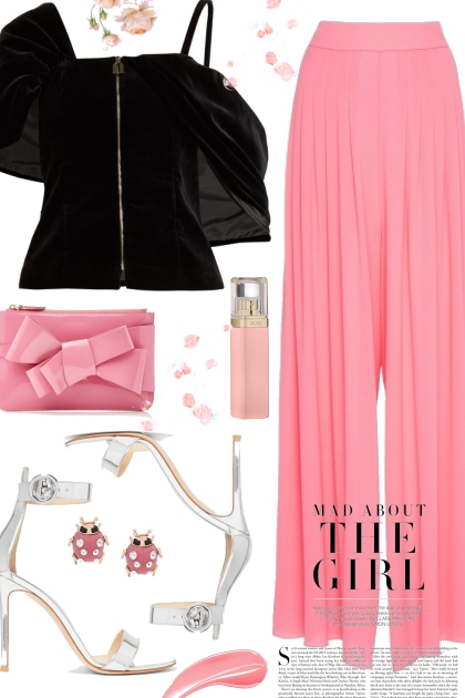 Pink And Black- Modna kombinacija