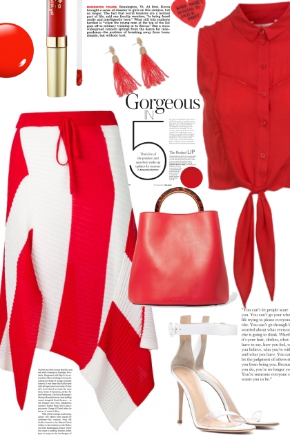 Gorgeous In Red- Combinazione di moda