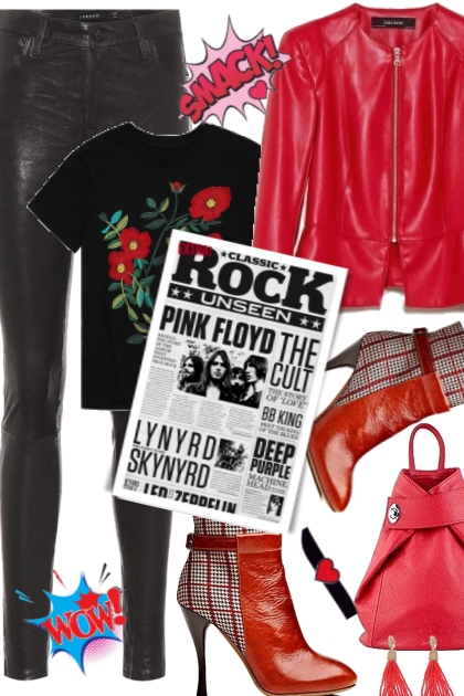 Rock festival- combinação de moda