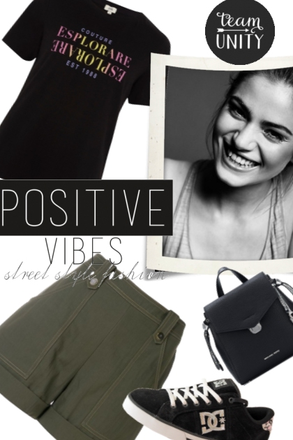 Positive Vibes- Modekombination