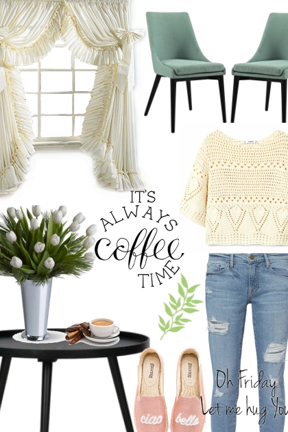 Its Always Coffee Time!- combinação de moda
