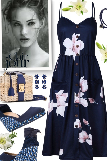 Floral Dresses 1- Modna kombinacija