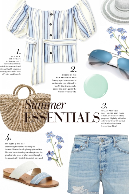 Summer Essentials- Modna kombinacija