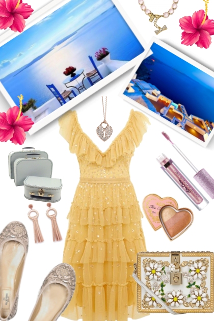 Magical Santorini- Fashion set