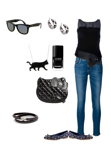 Black cat- Combinazione di moda