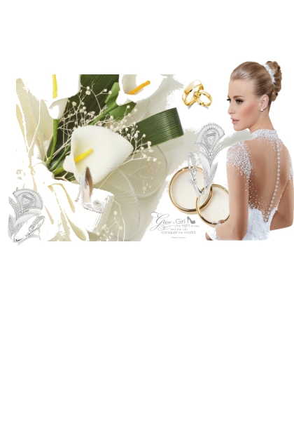 blues wedding collage- Fashion set