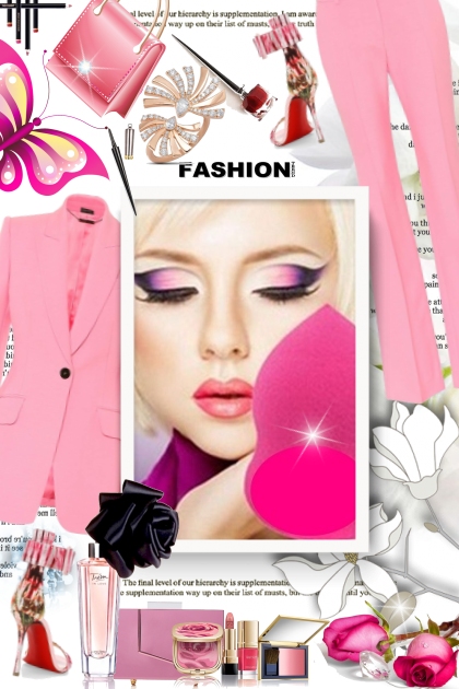 It's all in the pink by bluemoon- combinação de moda