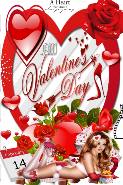 It's almost Valentine by bluemoon- Combinaciónde moda