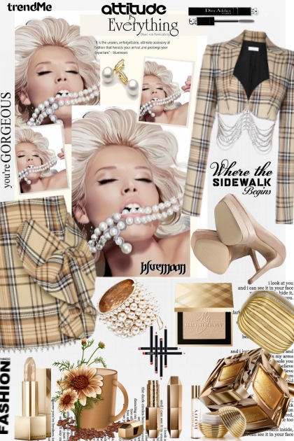 She loves Burberry by Blucinzia- 搭配