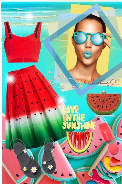 juicy summer- combinação de moda