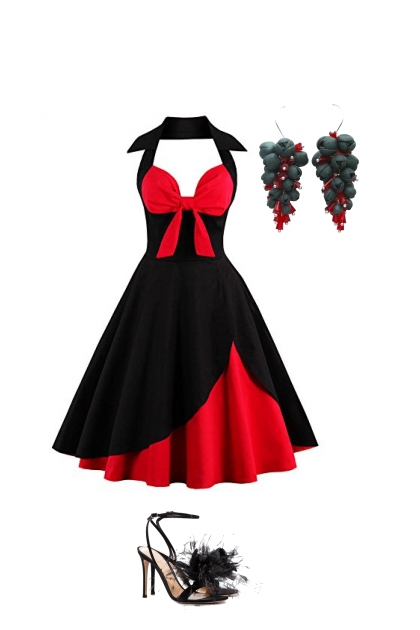 Black red- Modekombination