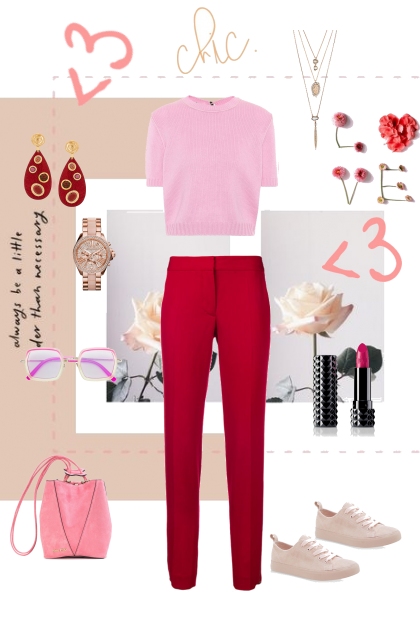 10 Shades of Pink- Fashion set