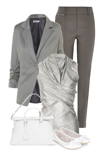 All grey- Combinaciónde moda