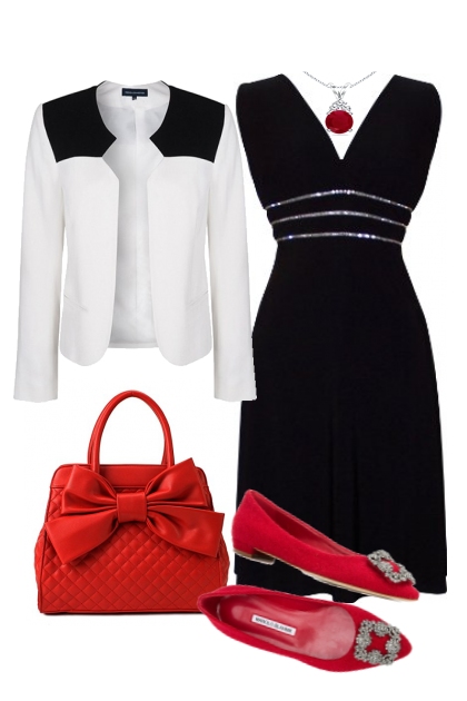 How to wear red accesories- Fashion set