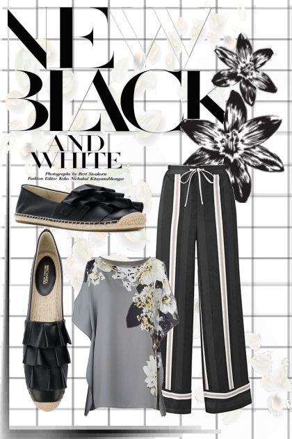 new black and white- Fashion set