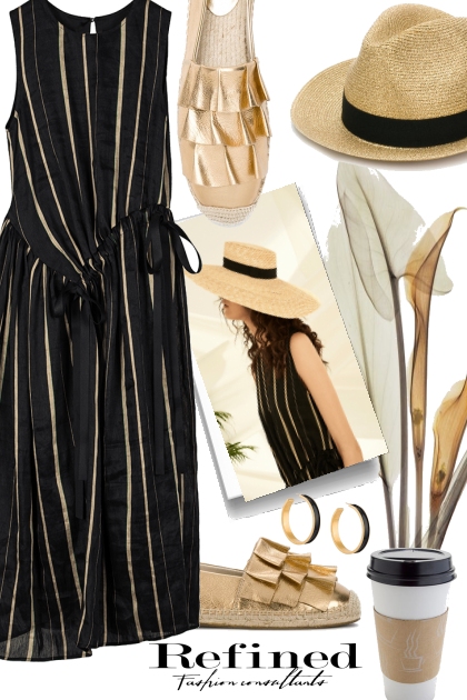 Golden Black- Combinazione di moda