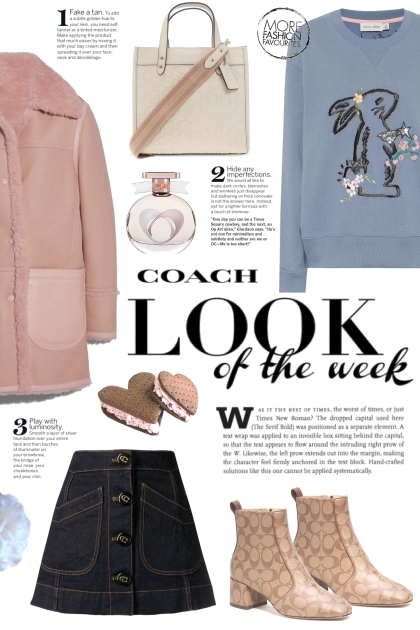 Coach Total Look- Модное сочетание