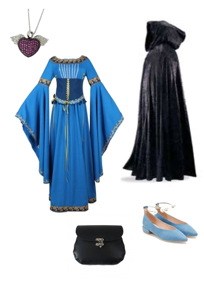 Medieval- combinação de moda