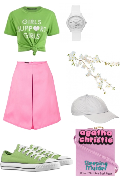 Green&pink- Modna kombinacija