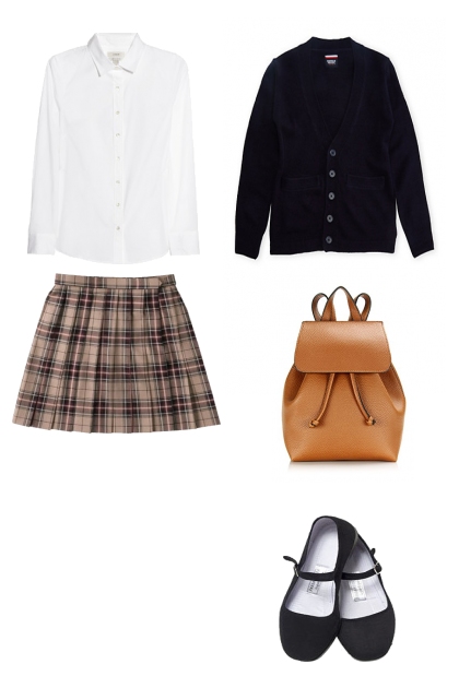 minervas school uniform- Modna kombinacija