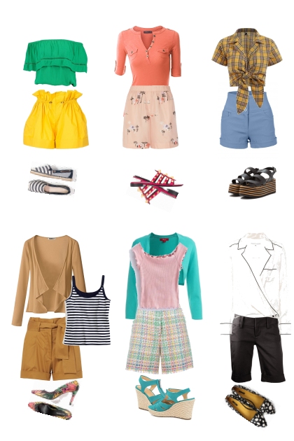 Summer Shorts- Combinaciónde moda