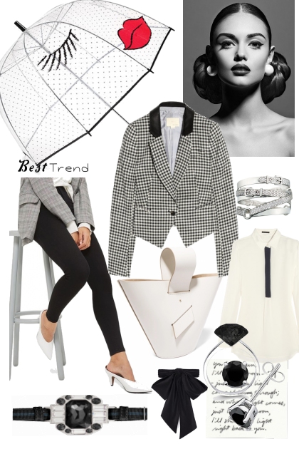 black and white- Модное сочетание
