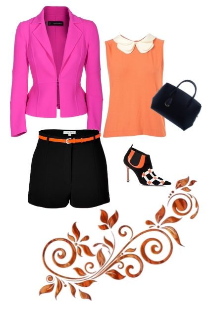 wednesday orange- Fashion set