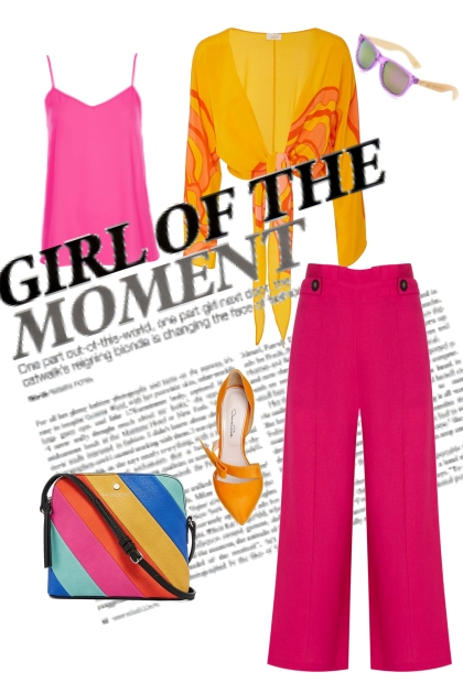 girl of  the moment- combinação de moda