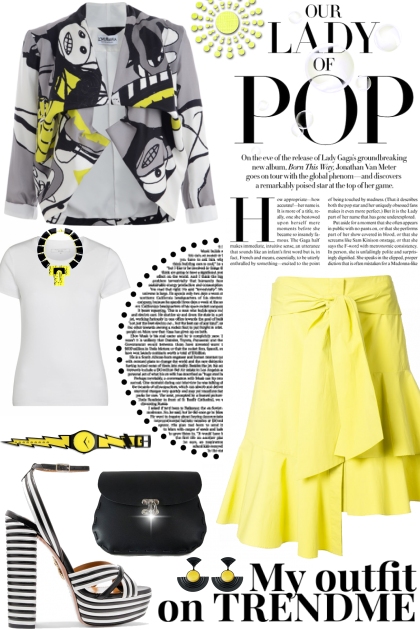 POP OF YELLOW- Модное сочетание