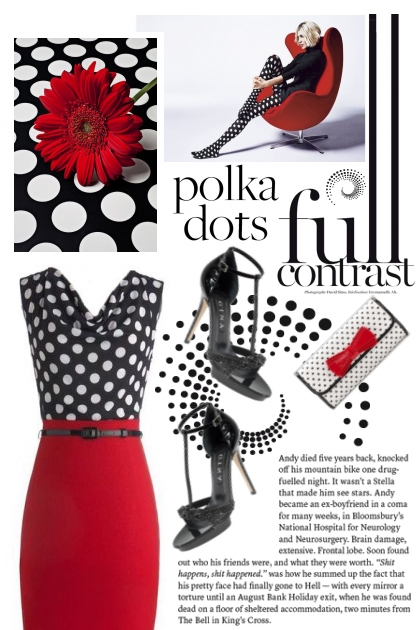 Pretty Polka Dots- Combinazione di moda