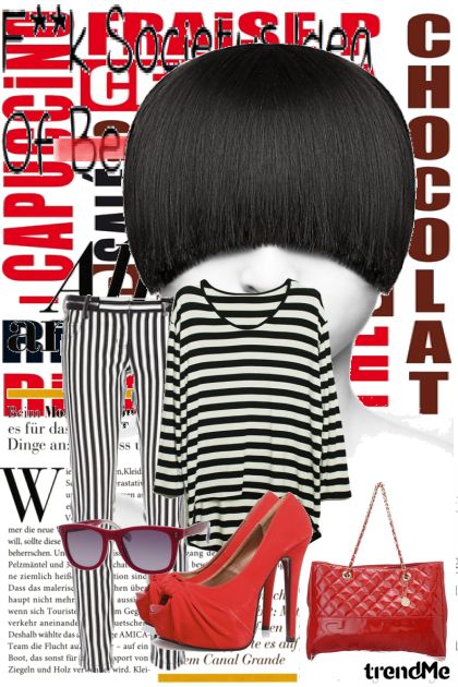 Striped Style...- Modna kombinacija