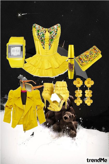 Yellow- combinação de moda